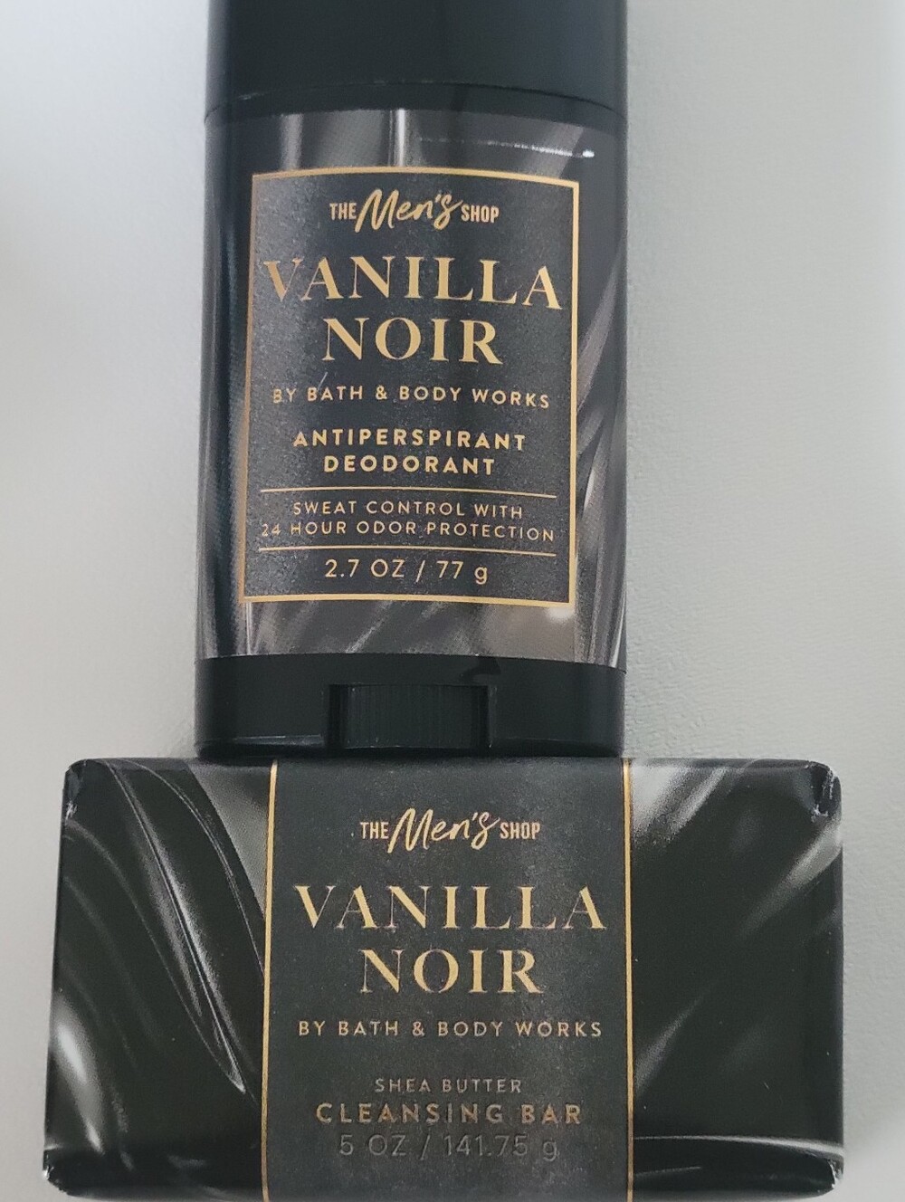 Bath & Body Works NOIR Men’s Collection Set Of 2~ Deodorant, Soap Bar